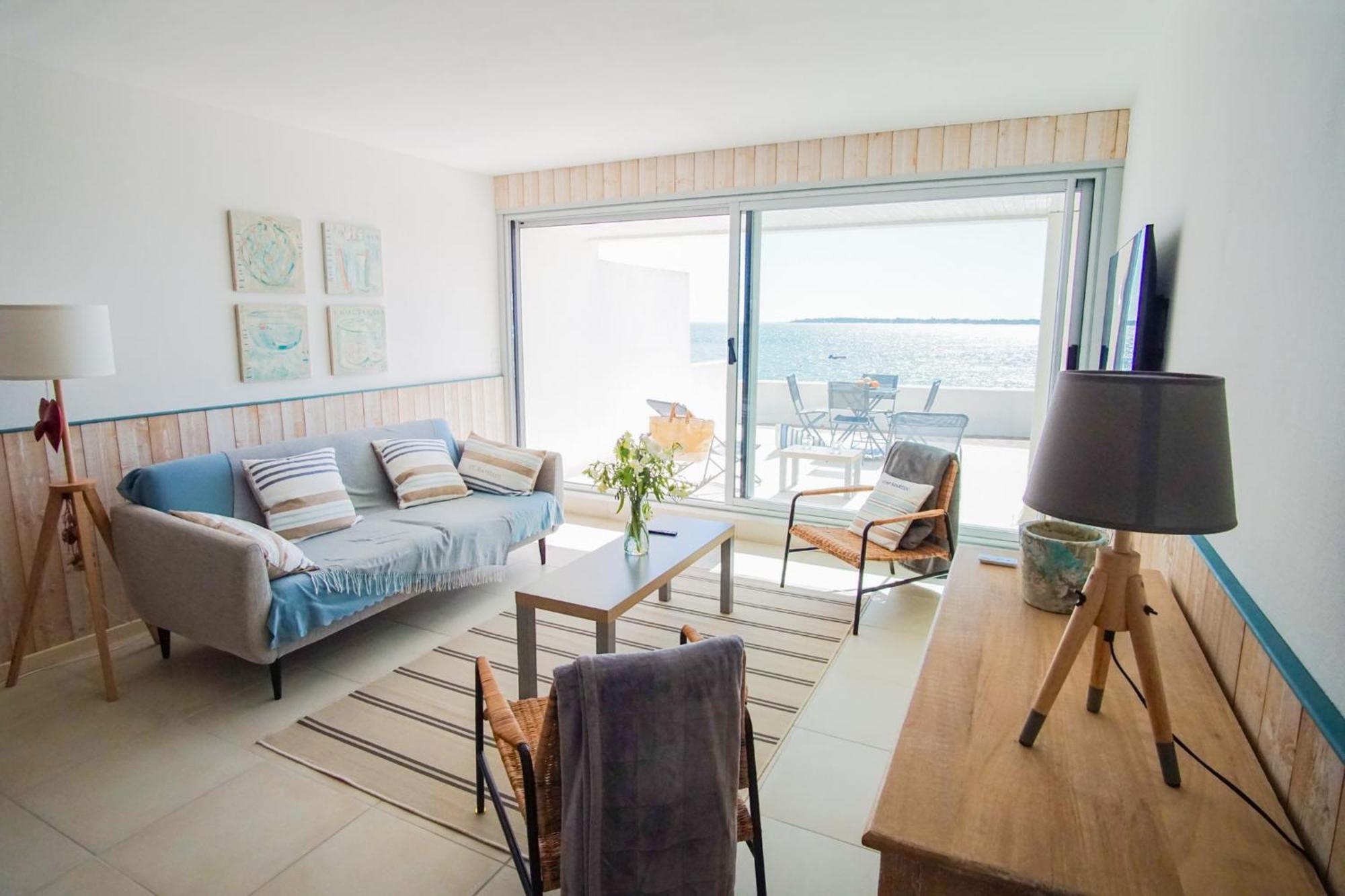 -Te Moana- Beau T2 Bis Surplombant La Mer Avec Parking Concarneau Exteriör bild